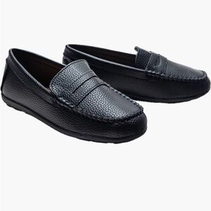 🖤MOUSTACHE BOYS LEATHER LOAFERS- Classic European Dress Shoes WORN ONCE- SIZE 10